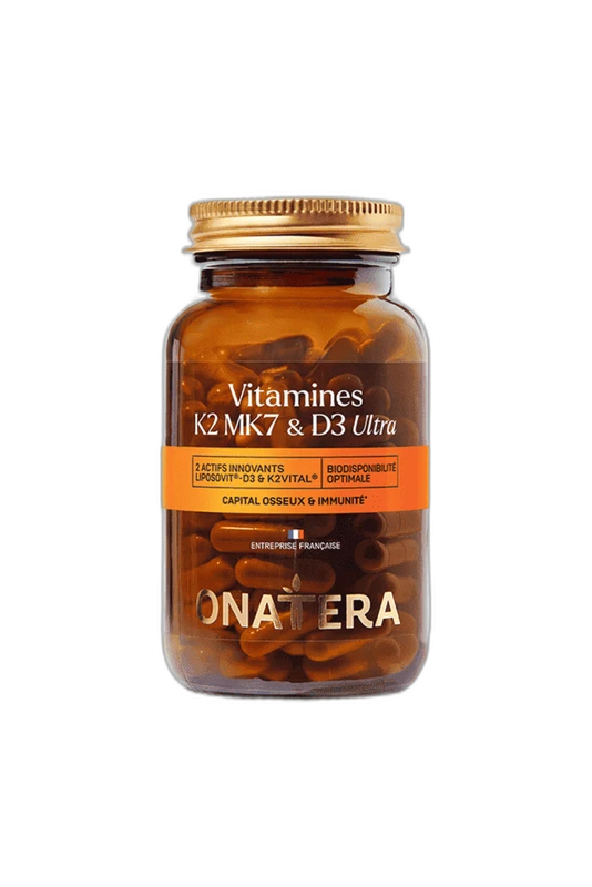 Onatera Vitamines K2 MK7 & D3 Ultra - 90 gélules