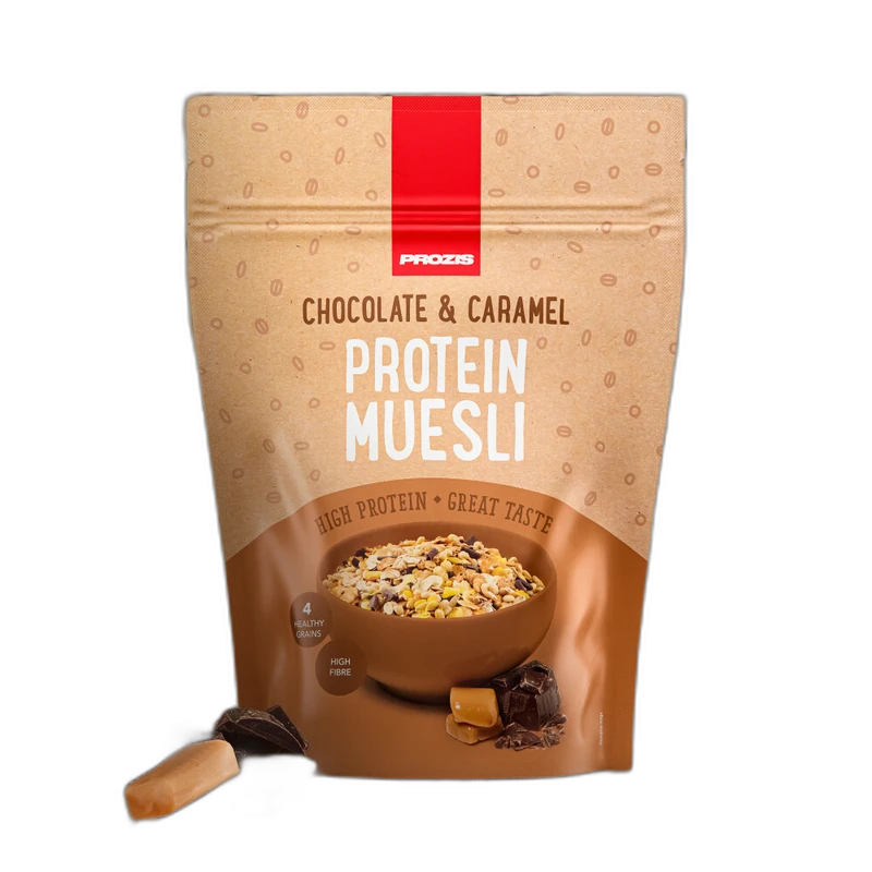Prozis ⚠️ DOUBLON À SUPPRIMER — Prozis Protein Muesli 400 g Chocolat-Caramel