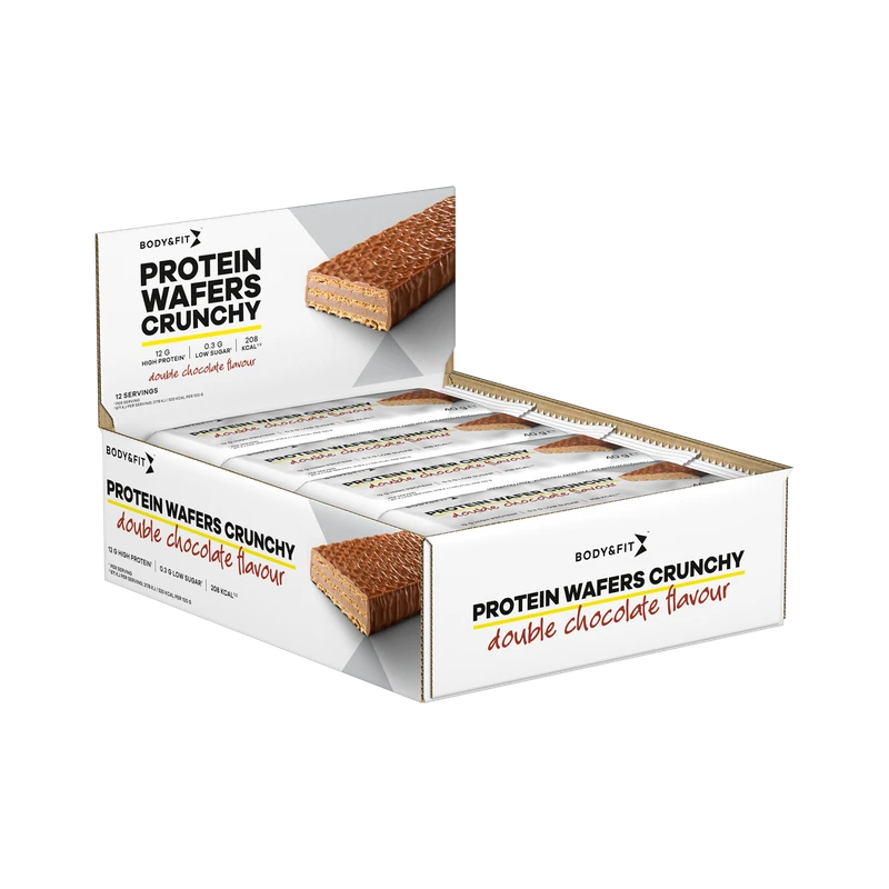 Body&Fit Gaufrettes protéinées croquantes Protein Wafers Crunchy