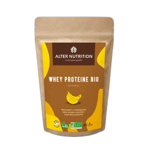 Alter Nutrition Protéine de whey bio banane