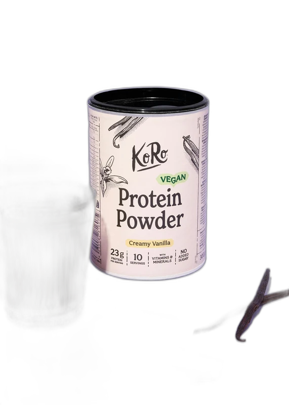 KoRo Protéines en poudre vegan à la vanille pour boisson 300 g