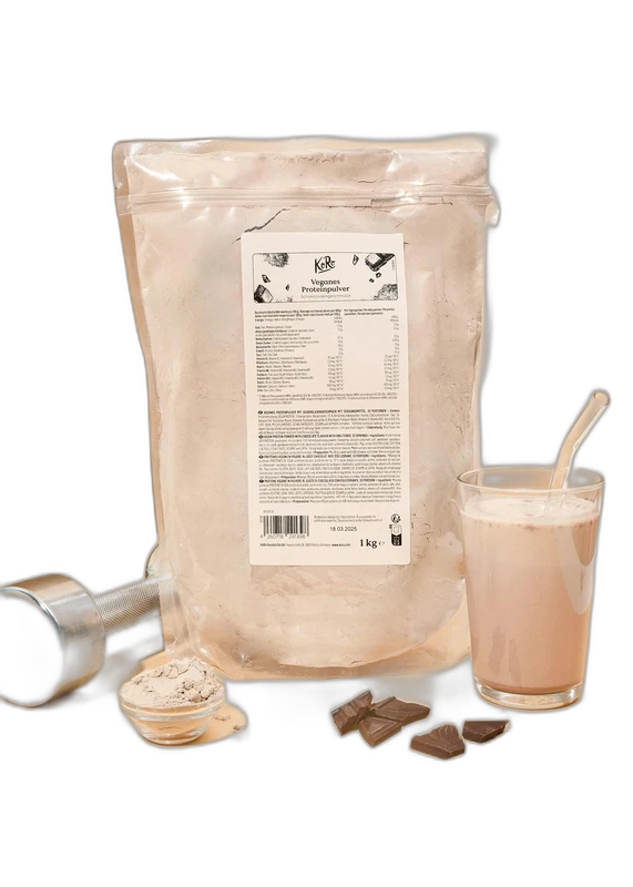 KoRo Protéines en poudre vegan au chocolat 1 kg