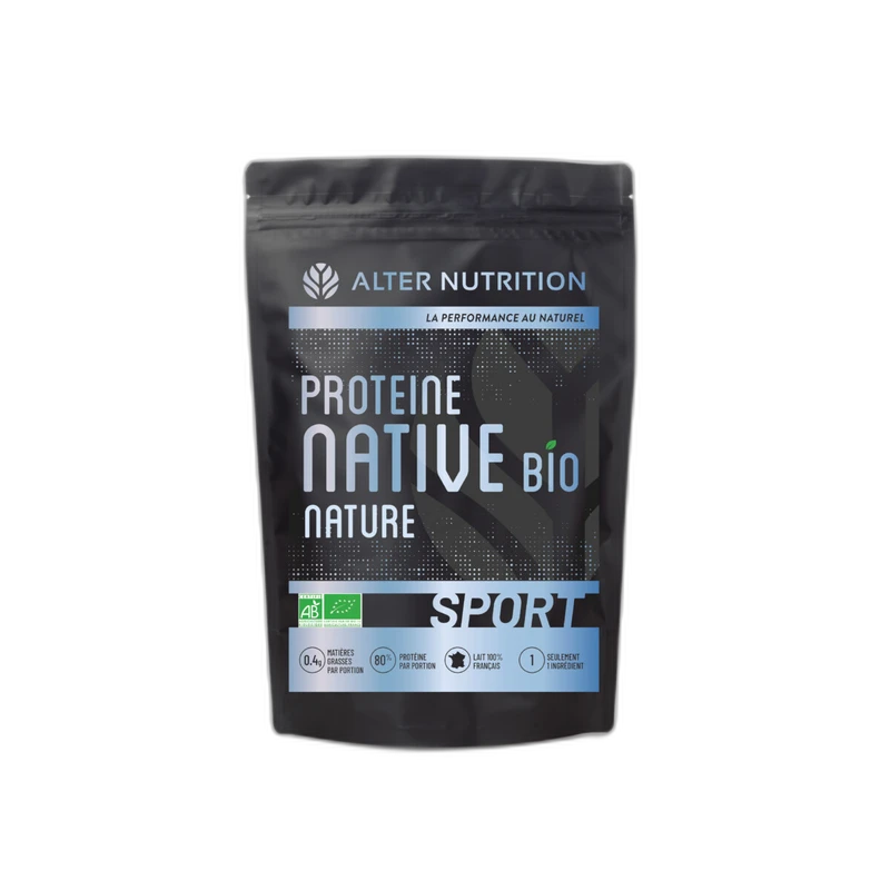 Alter Nutrition Protéines natives bio origine France
