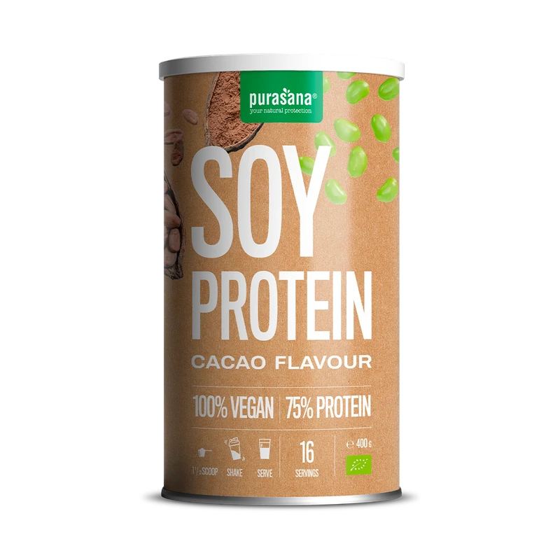Purasana Protéines Végétales Soja Chocolat Bio
