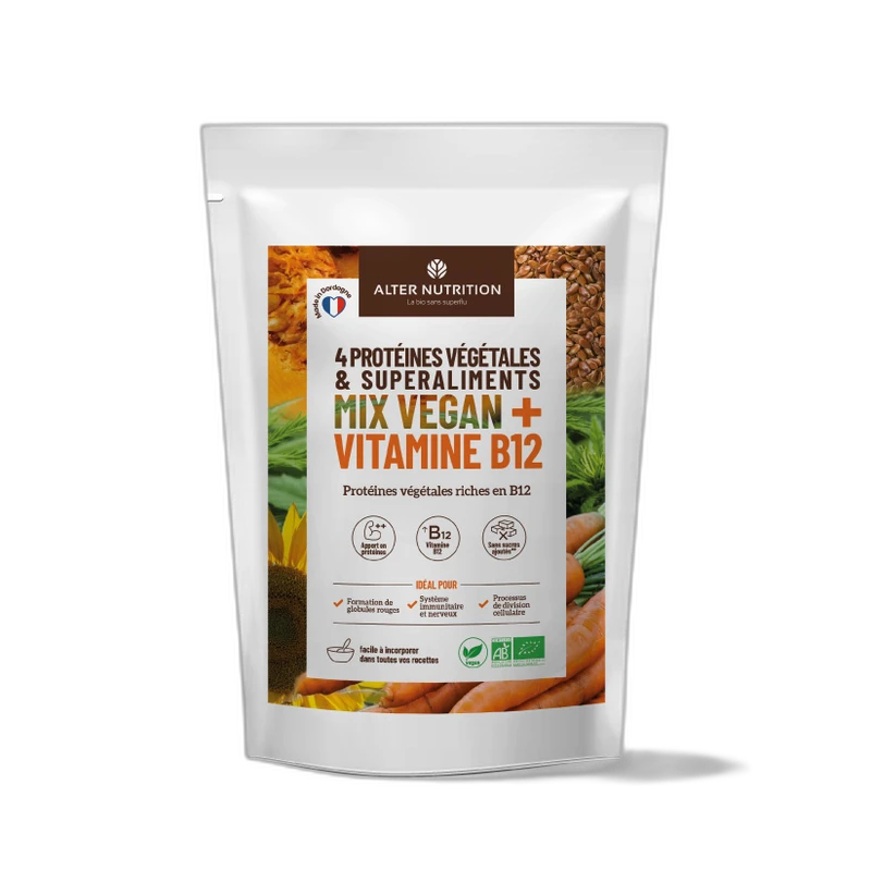 Alter Nutrition Protéines Végétales et Vitamine B12 bio