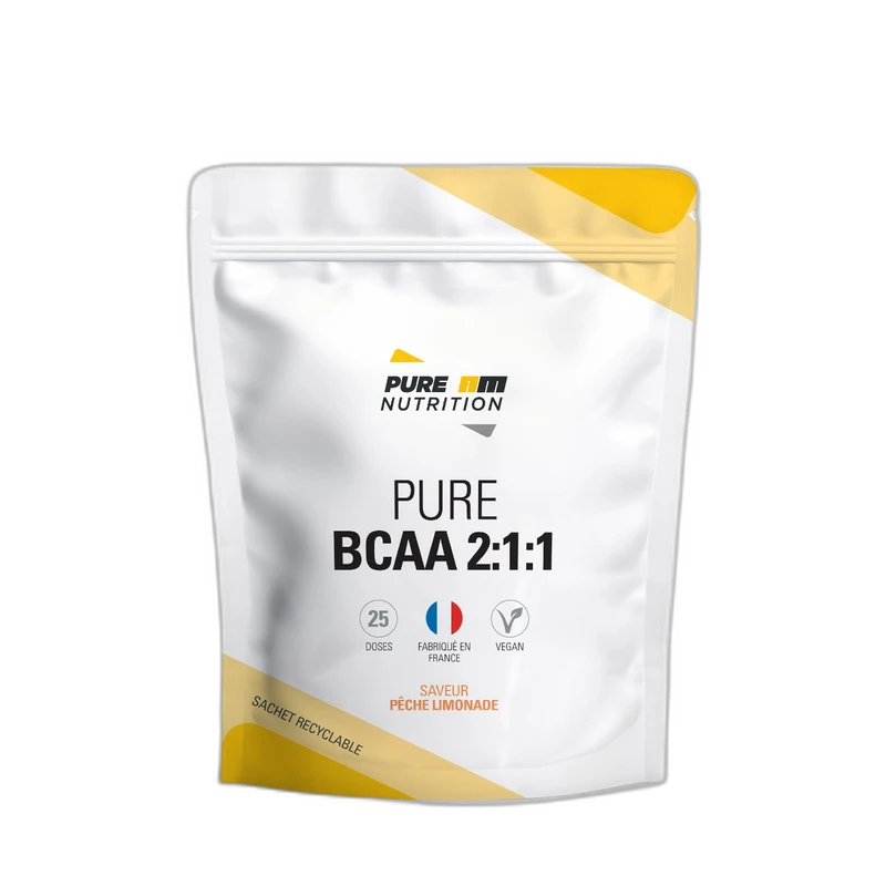 AM Nutrition PURE BCAA 2:1:1 poudre Thé pêche