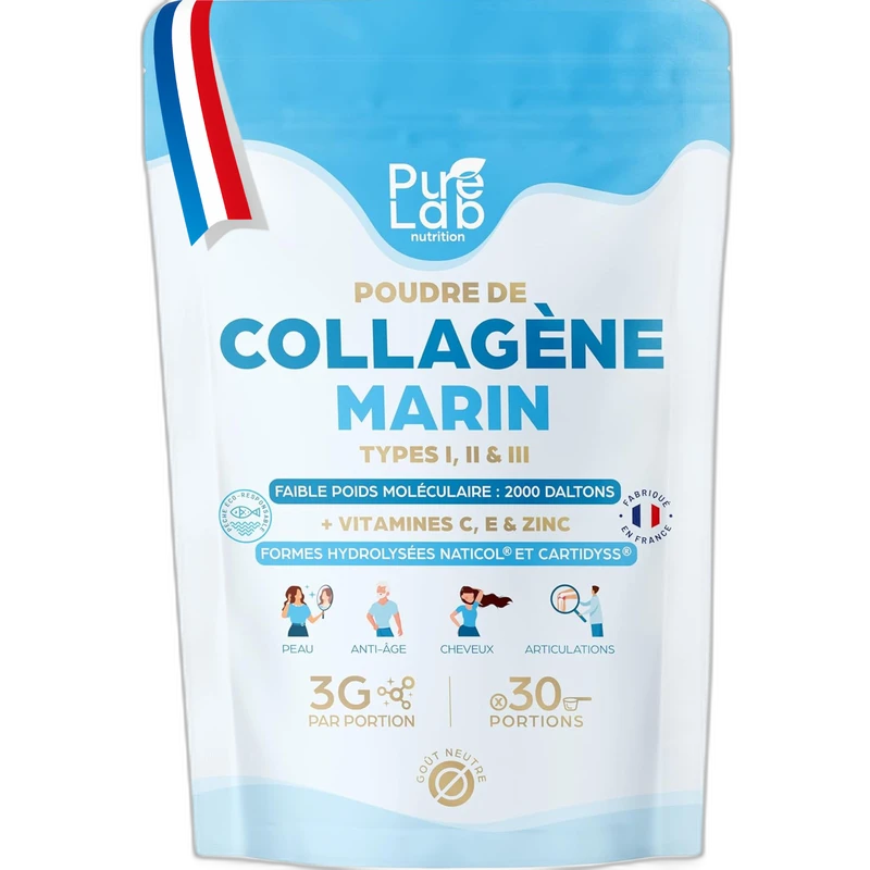 Pure Lab Nutrition Collagène Marin en Poudre