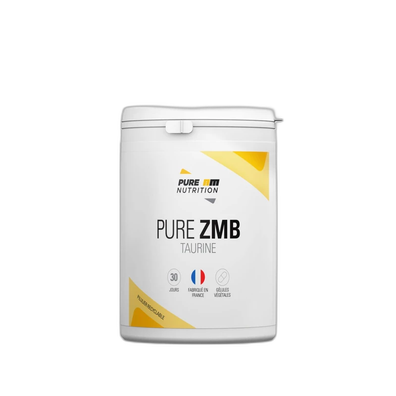 AM Nutrition Pure ZMB Zinc Magnésium B6 Taurine 60 gélules