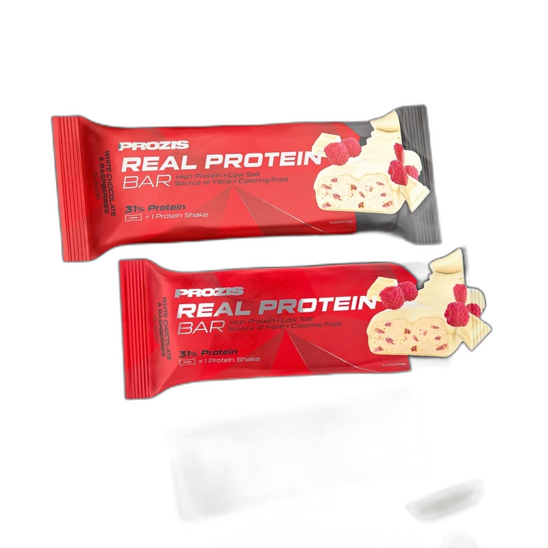 Prozis Real Protein Bar - White Chocolate & Raspberries