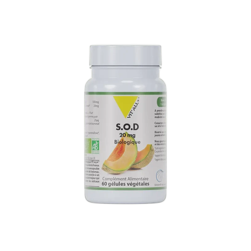 VIT'ALL+ S.O.D VÉGÉTALE BIO* 20mg