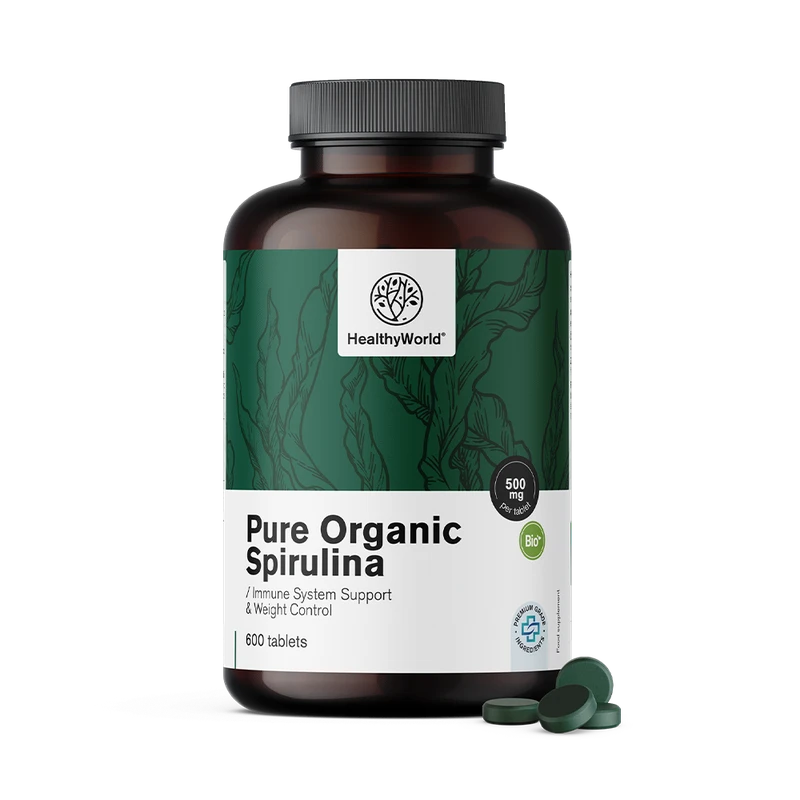 HealthyWorld Spiruline BIO 500 mg