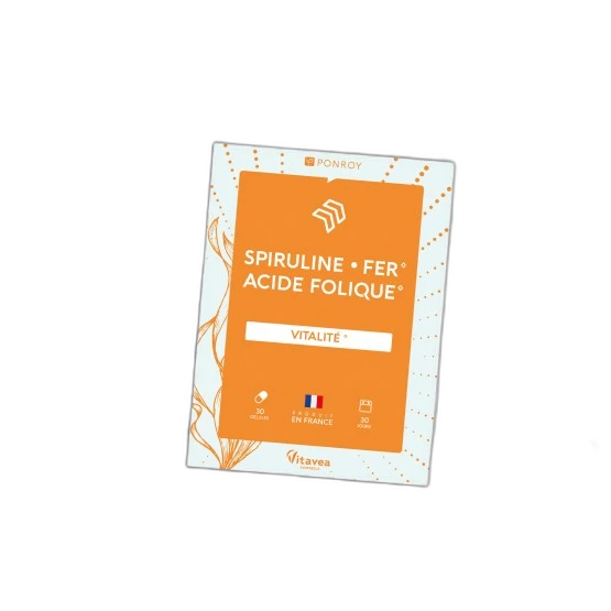 Ponroy Spiruline - Fer - Acide folique