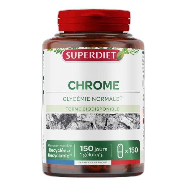 Superdiet Super Diet Picolinate de Chrome gélules