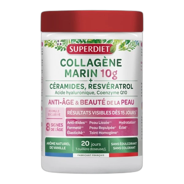 Superdiet Super Diet Collagène Marin 10 g Beauté de la Peau poudre