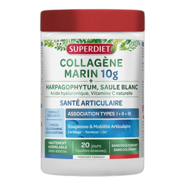 Superdiet Super Diet Collagène Marin 10 g Confort Articulaire poudre