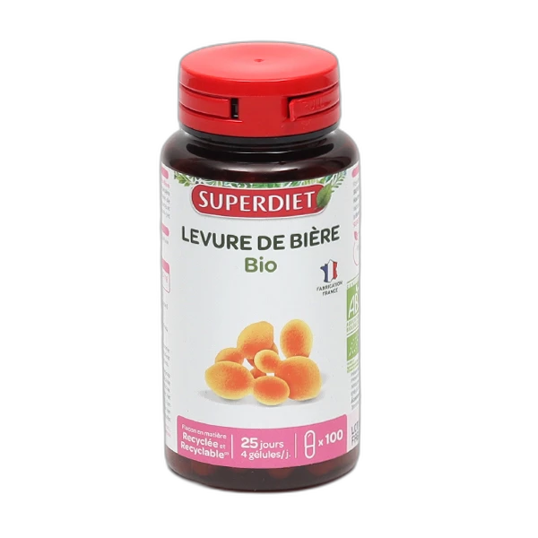 Superdiet Super Diet Levure de Bière Bio gélules