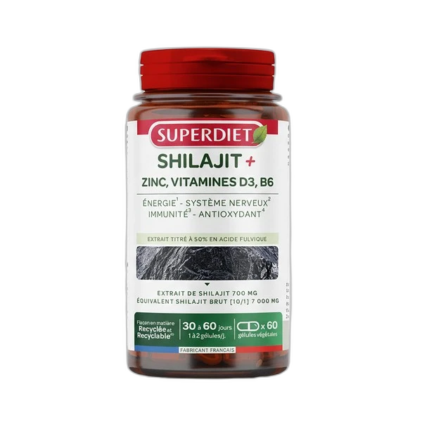 Superdiet Super Diet Shilajit + gélules