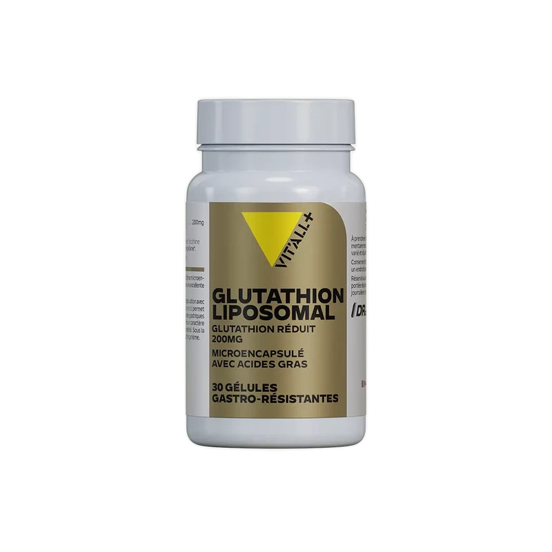 VIT'ALL+ GLUTATHION LIPOSOMAL 200mg Microencapsulé avec acides gras