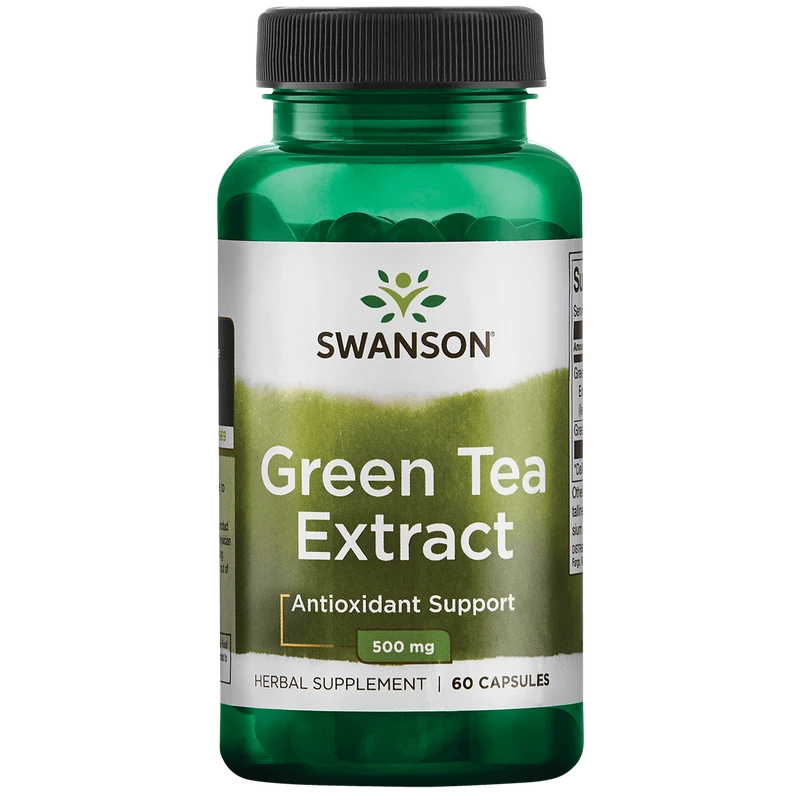 Swanson Extrait de thé vert Super Herbs Green Tea Extract 500 mg