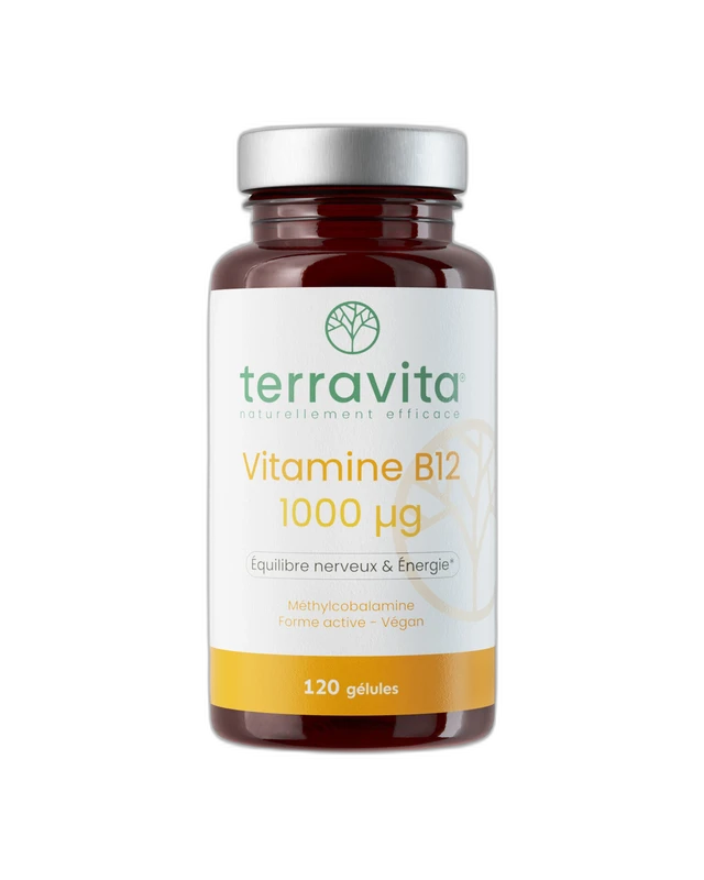 Terravita Vitamine B12 méthylcobalamine 1000µg