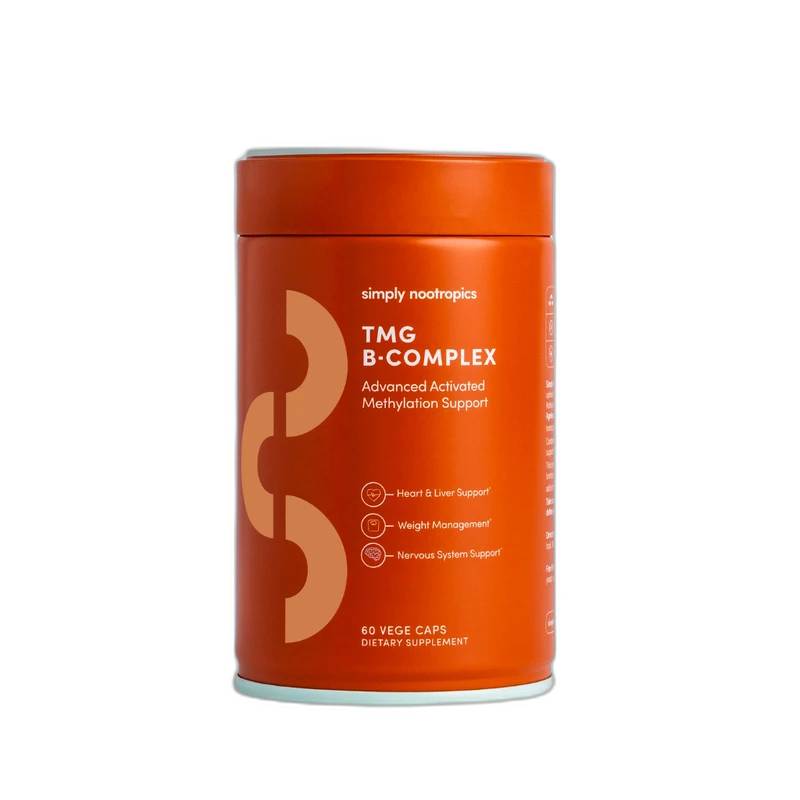 Simply Nootropics TMG + B-Complex Capsules