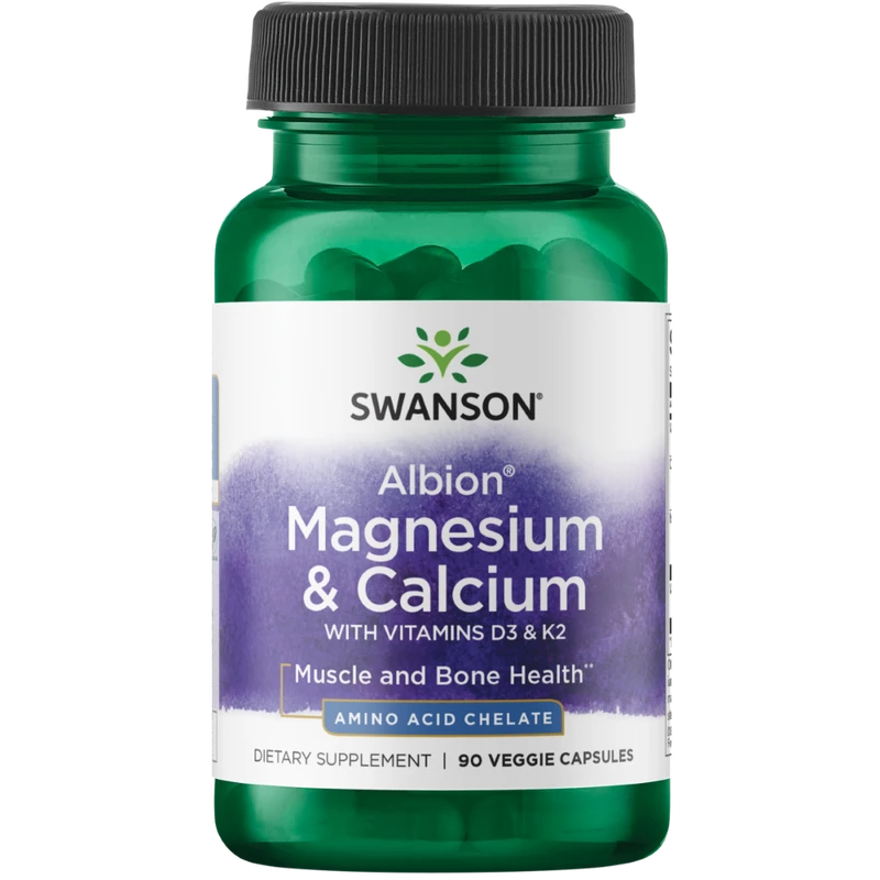 Swanson Gélules de Magnésium et de Calcium Ultra Albion Magnesium & Calcium