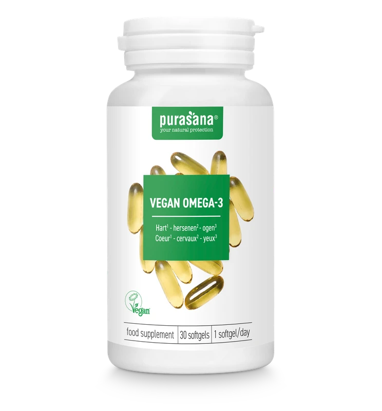 Purasana Vegan Omega-3 softgels