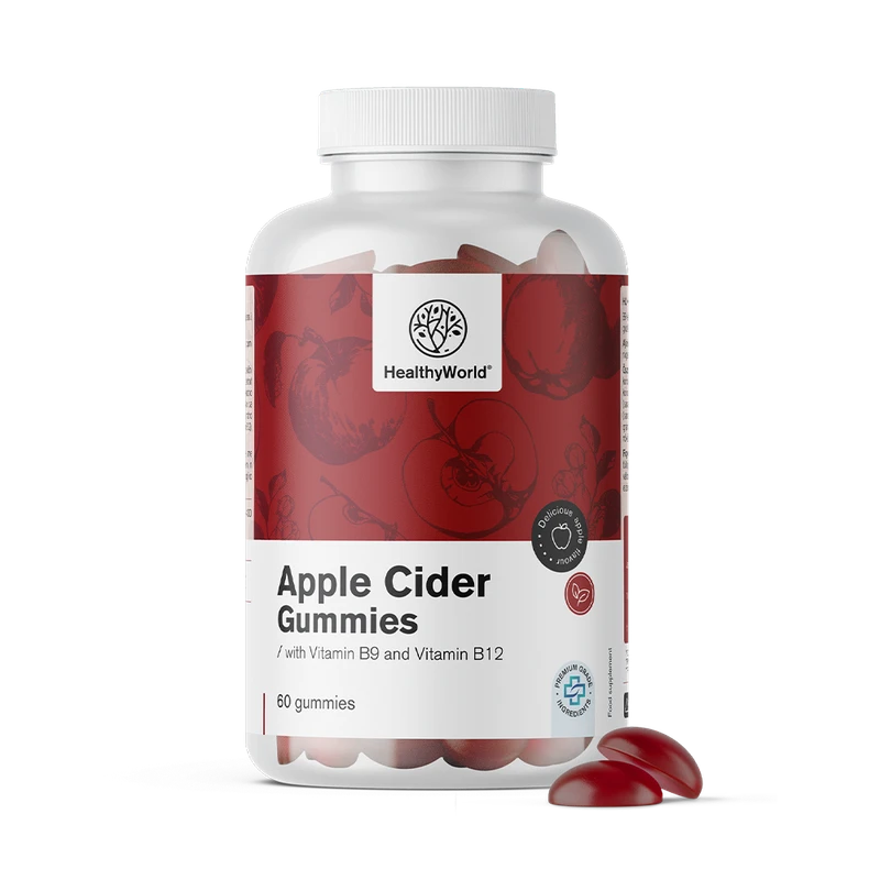 HealthyWorld Vinaigre de cidre 1000 mg - gummies