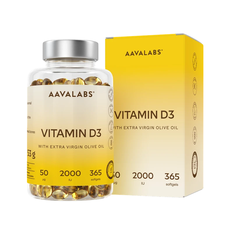Aava Labs Vitamin D3 2000IU