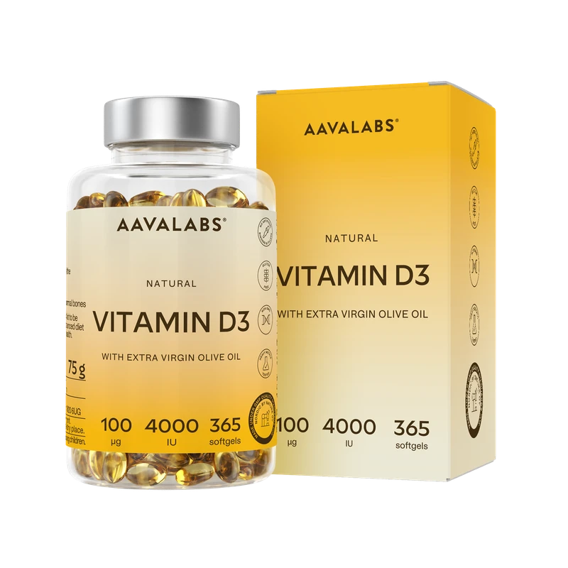 Aava Labs Vitamin D3 4000IU