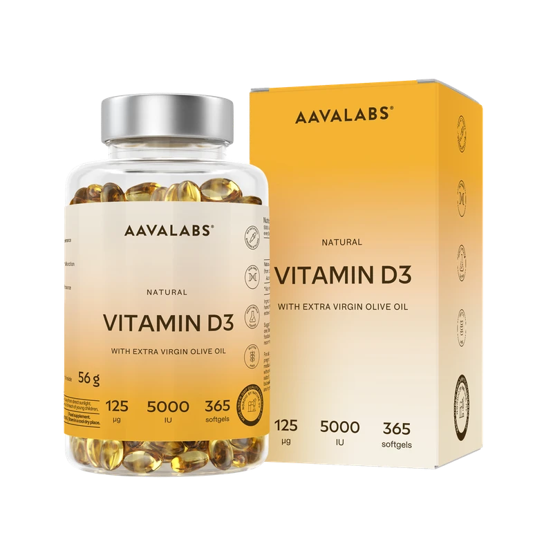 Aava Labs Vitamin D3 5000IU