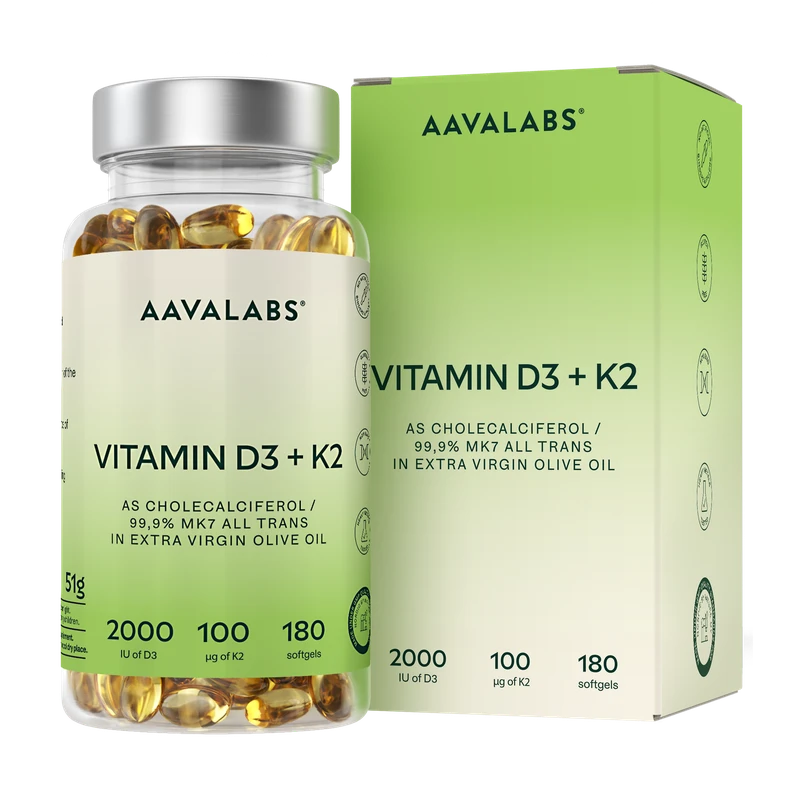 Aava Labs Vitamin D3 K2