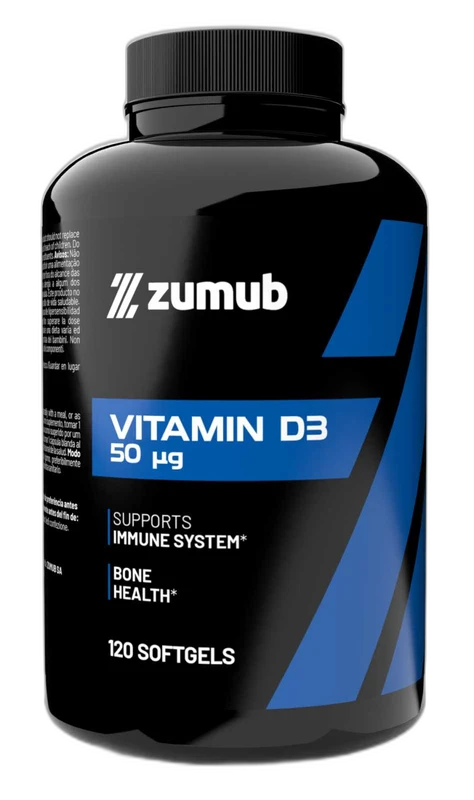 Zumub Vitamine D-3 50 µg 120 gélules