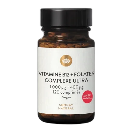 Sunday Natural Vitamine B12 MH3A + folates