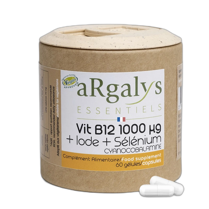 Argalys Vitamine B12 Iode Sélénium