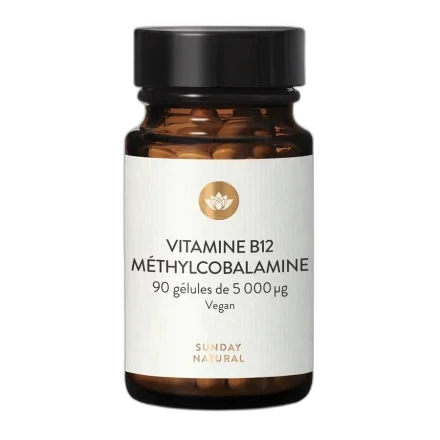Sunday Natural Vitamine B12 Méthylcobalamine 5000