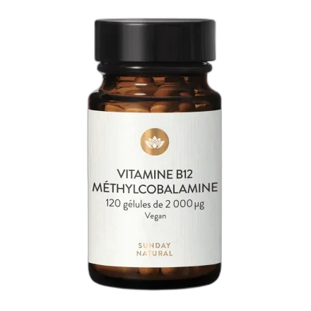 Sunday Natural Vitamine B12 méthylcobalamine