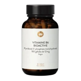 Sunday Natural Vitamine B6 Bioactive P-5-P 12mg