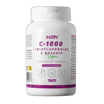 HSN Essential Series Vitamine C 1000mg + bioflavonoïdes + rose musquée
