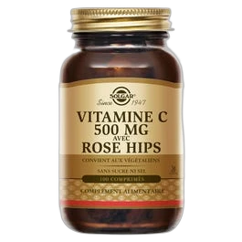 Solgar Vitamine C 500 mg avec Rose Hips