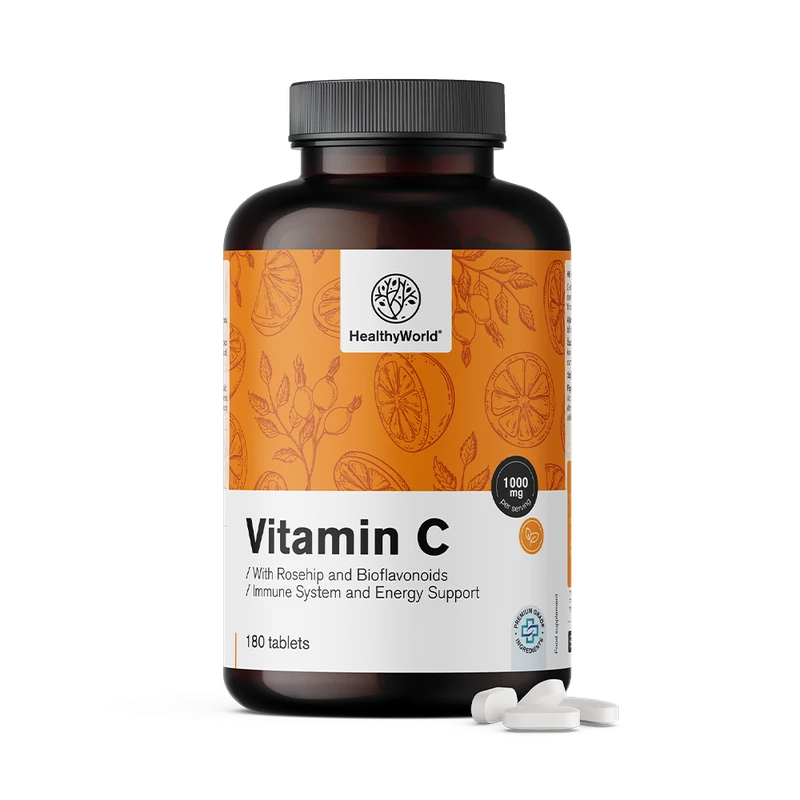 HealthyWorld Vitamine C 1000 mg églantier & bioflavonoïdes