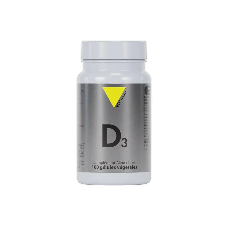 VIT'ALL+ VITAMINE D3 800 U.I 20μg – Gélules végétales