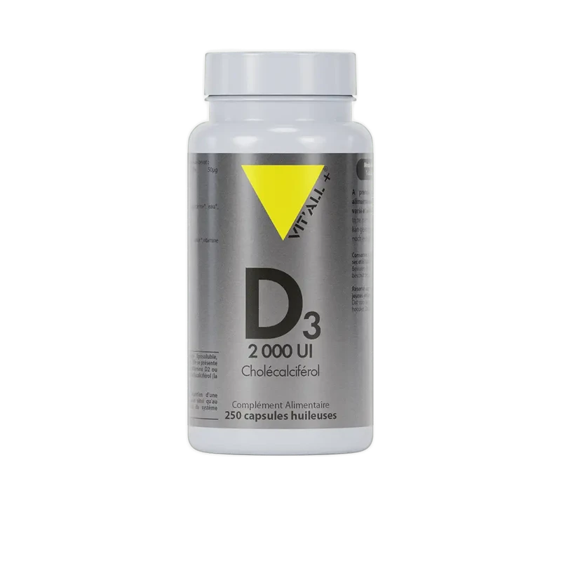 VIT'ALL+ VITAMINE D3 – 2000 UI Cholécalciférol 50 mcg