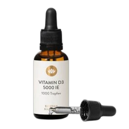 Sunday Natural Vitamine D3 5000 UI gouttes huile MCT