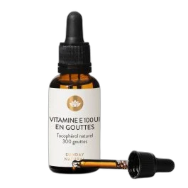 Sunday Natural Vitamine E 100 UI en gouttes