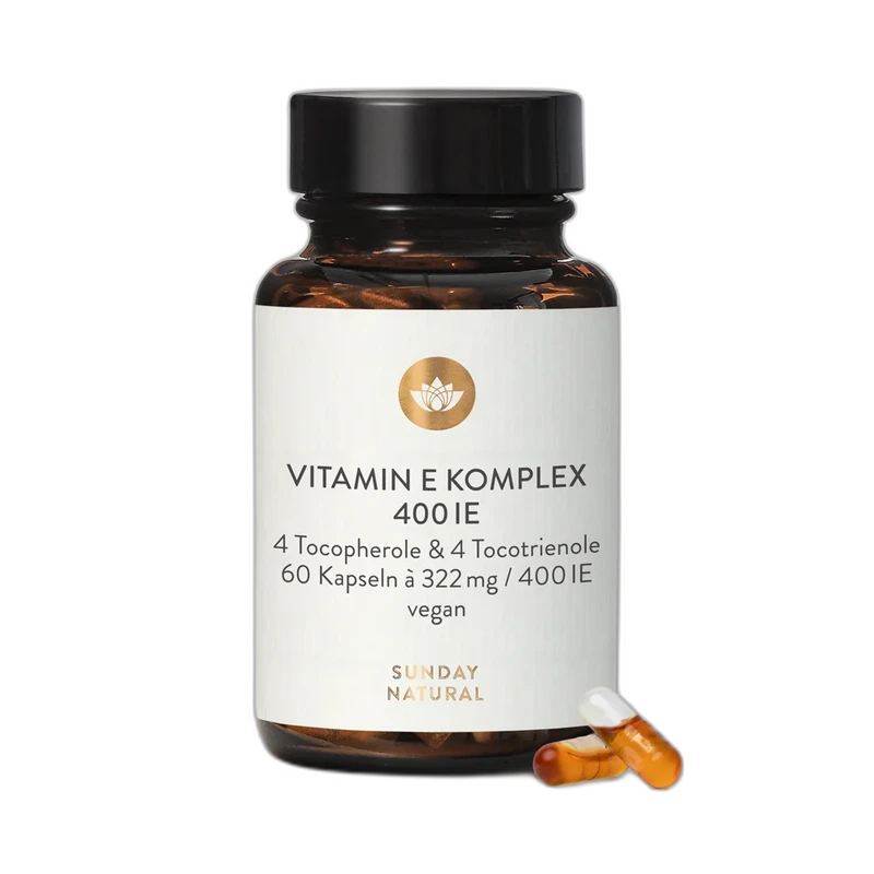 Sunday Natural Vitamine E 400 UI naturelle vegan