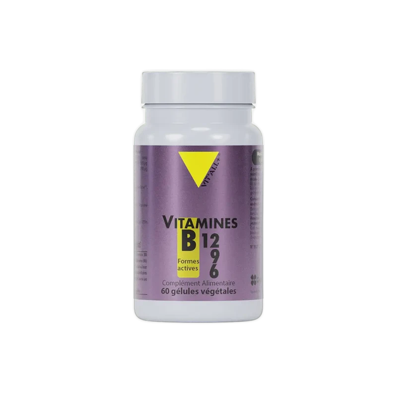 VIT'ALL+ VITAMINES B12 B6 B9 Formes actives