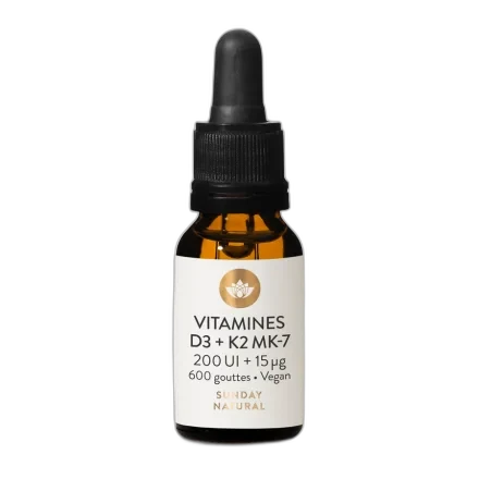 Sunday Natural Vitamines D3 K2 (gouttes 200)