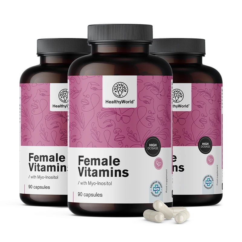 HealthyWorld Vitamines pour femmes + myo-inositol