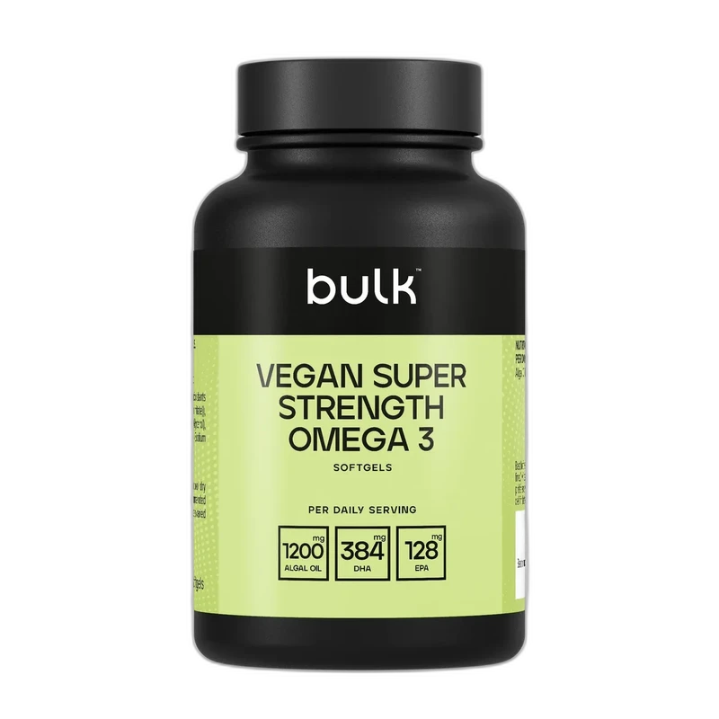 Bulk Gélules végétaliennes « super strength » aux omega-3